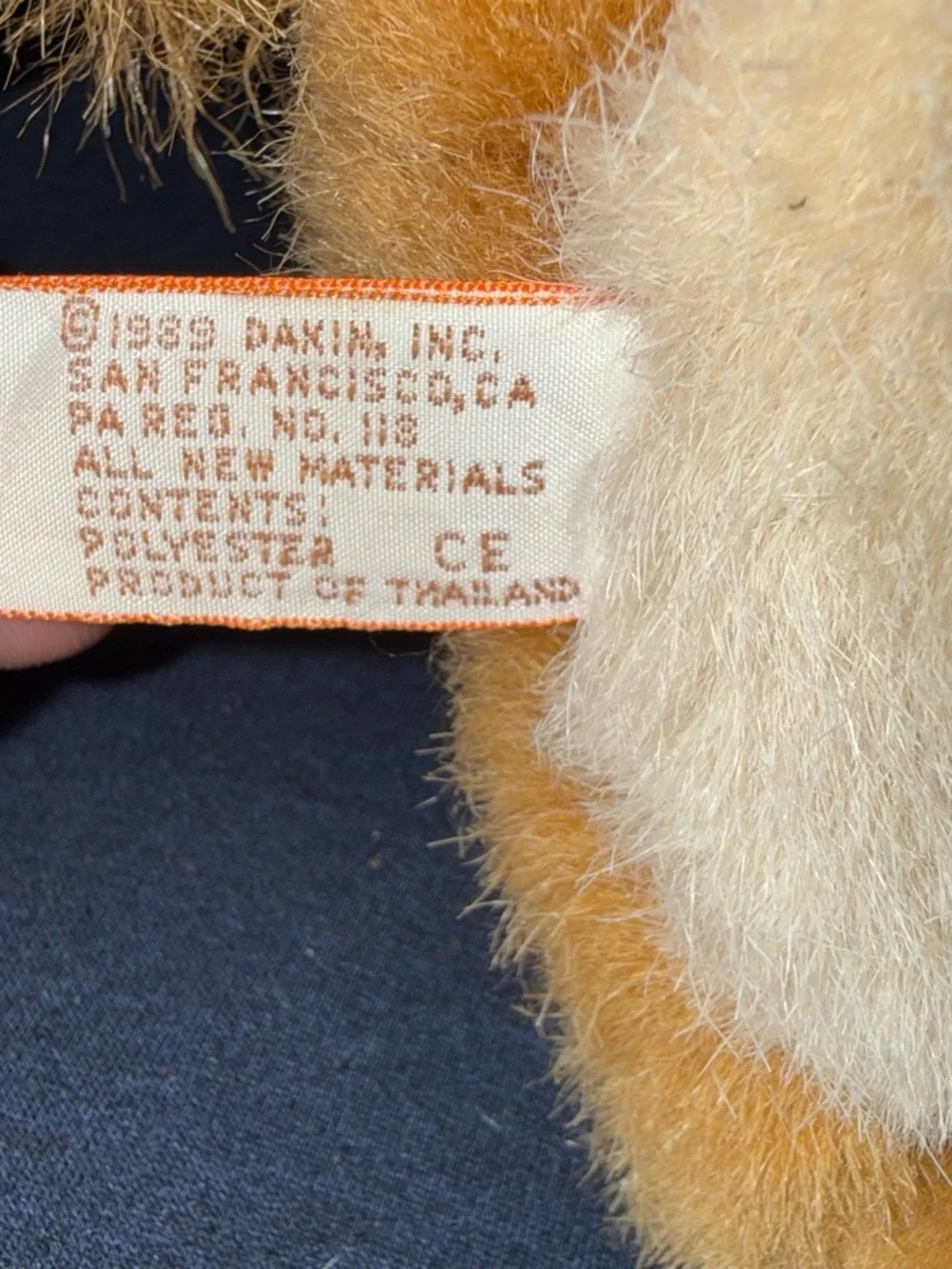 Rw dakin Plush Small Pet Squirrel Toy - Brown and Cream